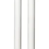 FLAMME LED Antikljus 2-pack 25cm Vit