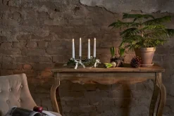 FLAMME LED-Antikljus 4-Pack 20cm Vit