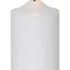 FLAMME LED-Blockljus 15cm Vit Vax