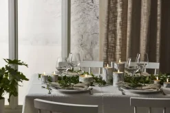 FLAMME MARBLE LED-Blockljus 15cm Grå