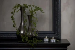 FLAMME MARBLE LED-Värmeljus 2-Pack 6cm Grå