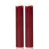 FLAMME 2-Pack LED Antikljus 15cm Röd