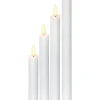 FLAMME 4-Pack LED Antikljus 28,5cm Vit