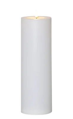 FLAMME RAK LED-Dekorationsljus 32,5cm Vit