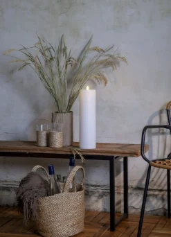 FLAMME RAK LED-Dekorationsljus 37,5cm Vit