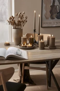 FLAMME SLIM LED-Antikljus 2-pack 28 cm Mullvad