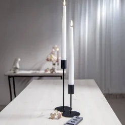 FLAMME SLIM LED-Antikljus 2-pack 28 cm Vit