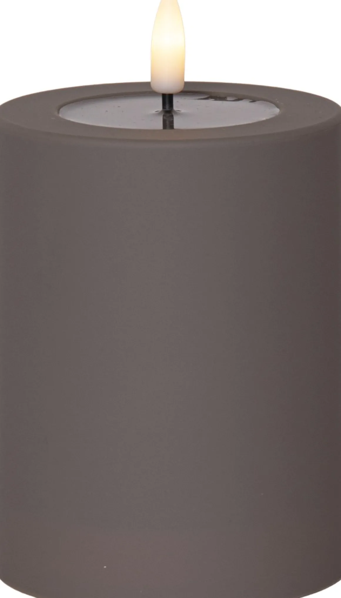 FLAMME SOFT LED-Blockljus 12,5cm LED Mullvad