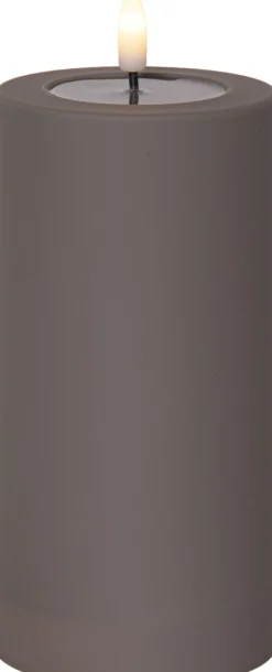 FLAMME SOFT LED-Blockljus 17,5cm LED Mullvad