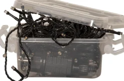 FLASHY Ljusslinga 7m 100LED Extra varmvit/Svart IP44