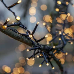 FLASHY Ljusslinga 16m 800LED Extra varmvit/Svart IP44