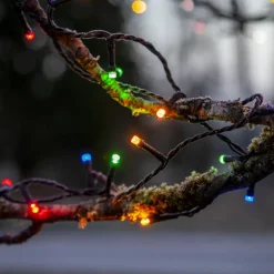 FLASHY Ljusslinga 7m 100LED Flerfärgad/Svart IP44