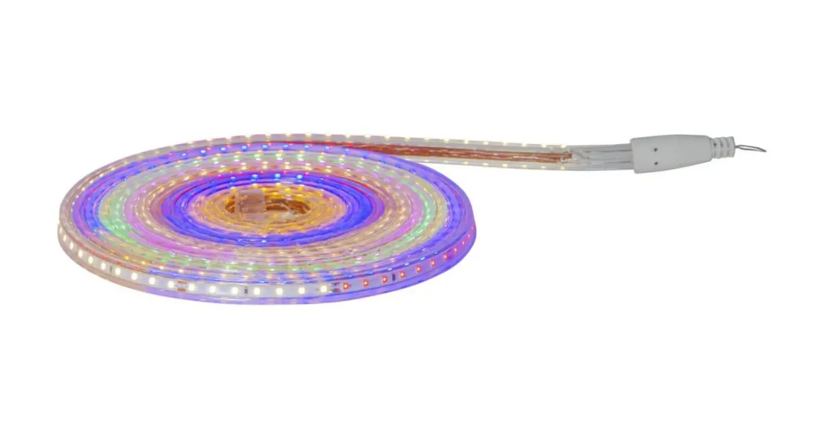 FLATSMDLED Ljusslang 5m 480LED Flerfärgad/Transparent