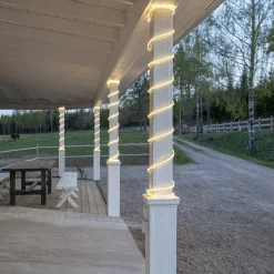 FLATSMDLED Ljusslang 5m 480LED Varmvit/Transparent