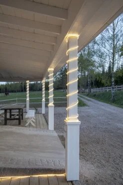 FLATSMDLED Ljusslang 10m 960LED Varmvit/Transparent