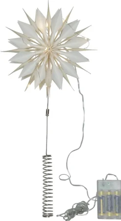 FLINGA Toppstjärna 10L Batteri 20cm Vit