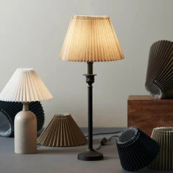 FLORITA Lampfot E27 47cm Svart