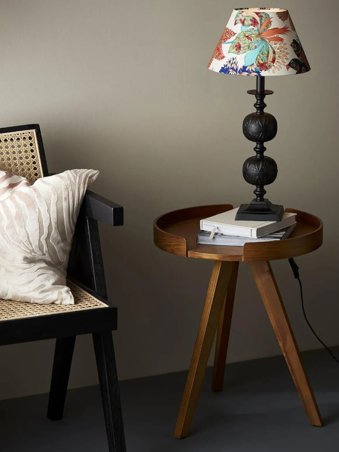 FLORY Lampfot E27 45cm Svart