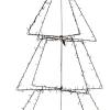 FOLDY Dekorationsträd Utomhus 300LED 170cm Svart IP44