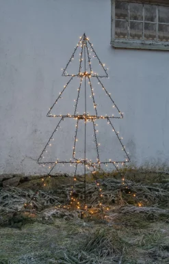 FOLDY Dekorationsträd Utomhus 300LED 170cm Svart IP44