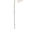 FRAPINO Golvlampa 151cm Vit/Matt Mässing
