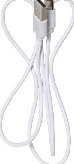 FUNCTIONAL Bord/Vägg/Klämmlampa USB-Laddbar 38cm Vit