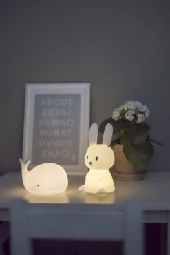 FUNCTIONAL LED-Nattlampa Val Batteri 16,7cm Vit