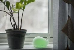 FUNCTIONAL LED-Nattlampa Val Batteri 16,7cm Vit