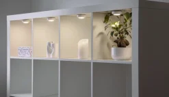 FUNCTIONAL LED-Puck 3-Pack Batteri 6,9cm Vit