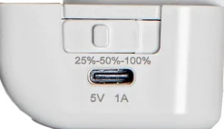 FUNCTIONAL Nattlampa LED Batteri Dimbar Sensor 30,5cm Vit