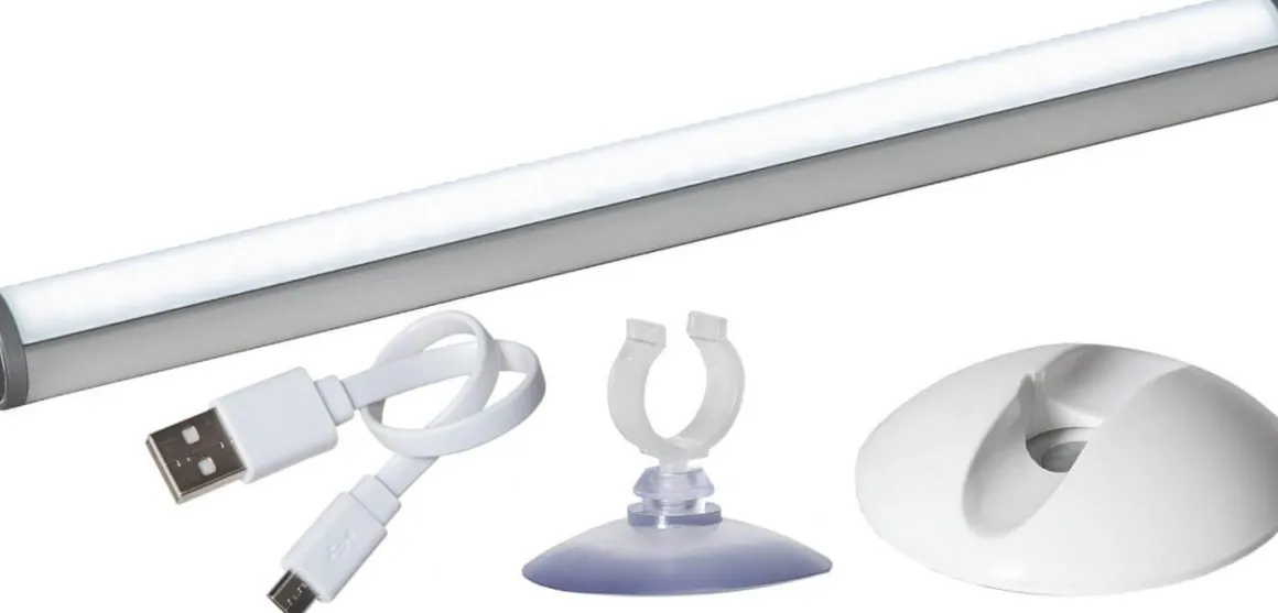 FUNCTIONAL SMINK USB-Laddbar LED-Lampa 20,6cm