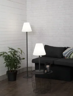 GARDENLIGHT Golvlampa Utomhus 150cm IP65 Grå