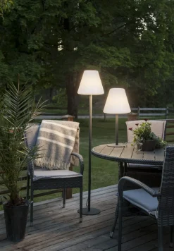 GARDENLIGHT Golvlampa Utomhus 150cm IP65 Grå