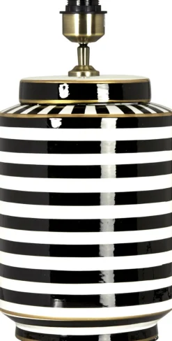 GATSBY Lampfot 43cm Svart/Vit