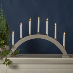 GILLIAN Ljusstake 7L 63cm Beige