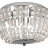 GIOVANNA Plafond Bad 38cm Krom/Klar IP44
