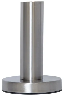 GLANS Lampfot E27 17cm Borstad stål