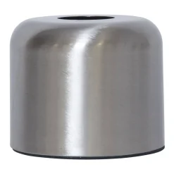 GLANS Lampfot E27 10cm Borstad stål