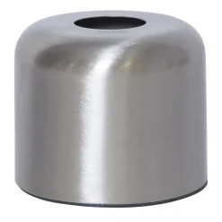 GLANS Lampfot E27 10cm Borstad stål