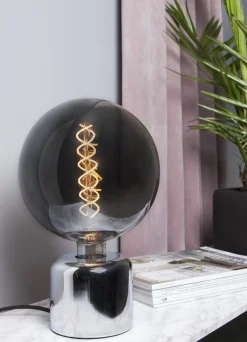 GLANS Lampfot E27 12cm Krom