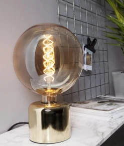 GLANS Lampfot E27 12cm Mässing