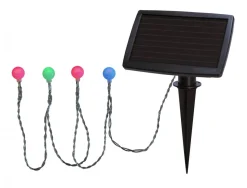 GLOBINI Solcells-ljusslinga 4,75m 20LED IP44