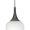 GLOBUS Fönsterlampa 16,5cm Vit/Krom