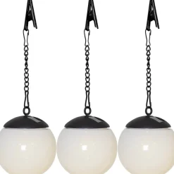 GLOBUS Solcellsdekoration 23cm Vit