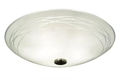 GLORIA Plafond 42cm Vit/Stål