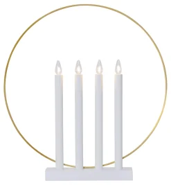 GLORY Ljusstake 45cm Vit