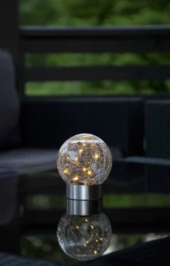 GLORY Solcellsdekoration 35cm Transparent IP44