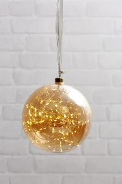 GLOW Glaskula 20cm Amber