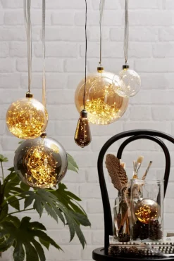 GLOW Glaskula 20cm Amber