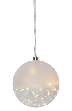 GLOW Glaskula 20cm 50LED Frostad